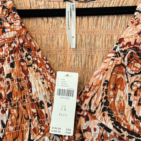 Anthropologie Plus tiered dress 1X | new with tags - Picture 6 of 11